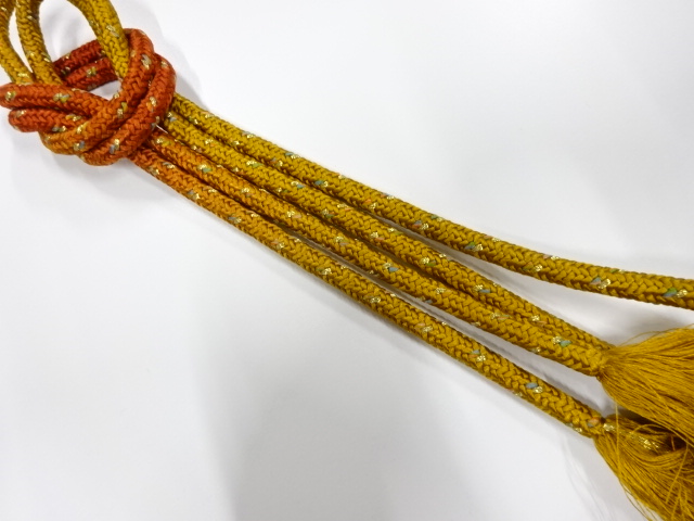 正絹　手組帯締め